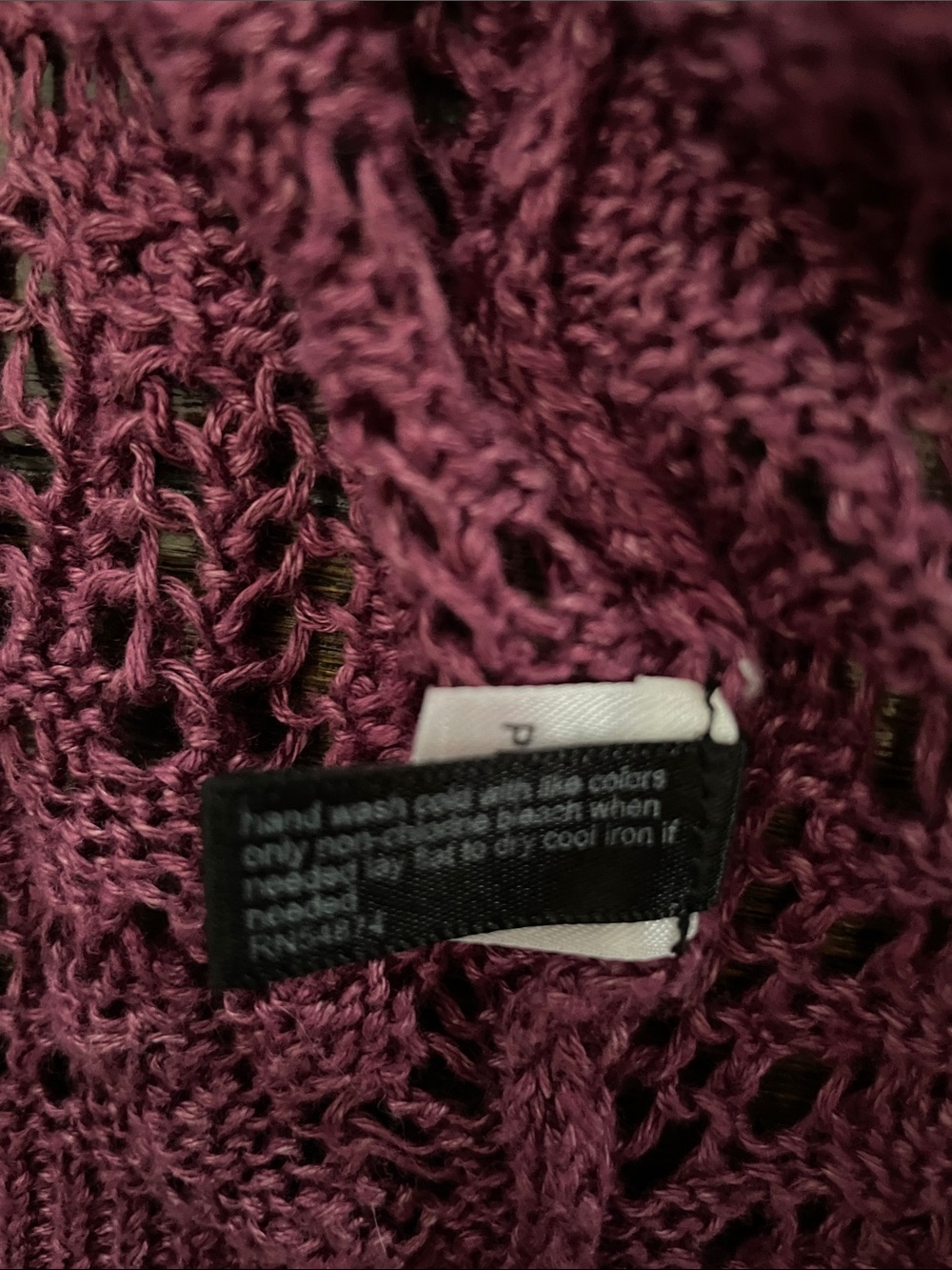 The Limited Raspberry Open-Knit Cropped Bolero Shrug - Picture 3 of 5